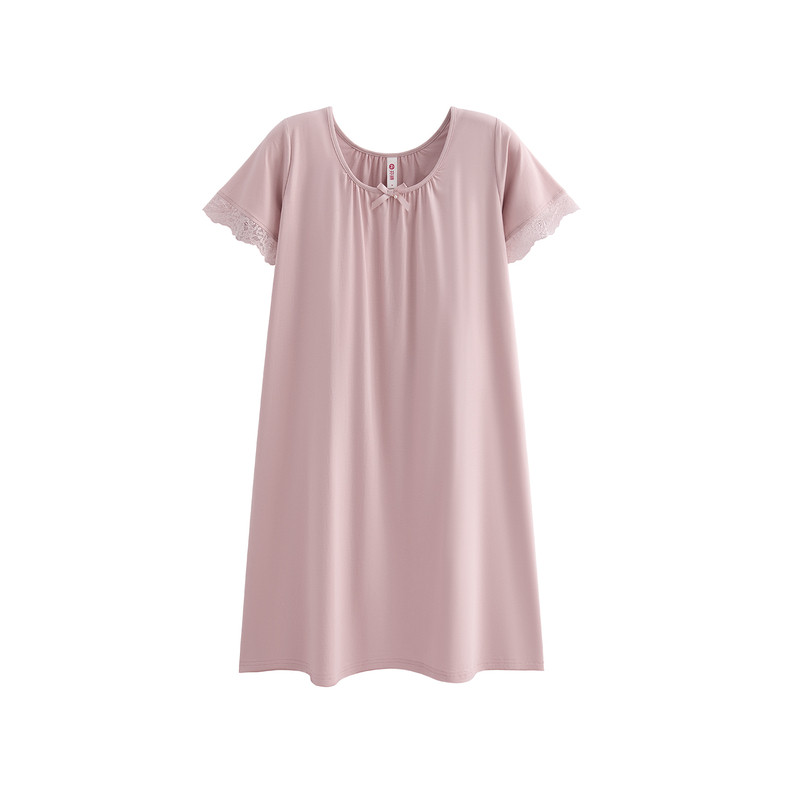 芬腾女士短袖睡裙夏季甜美家居服