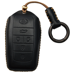 专用丰田塞那钥匙套格瑞维亚真皮塞纳埃尔法车钥匙扣全包手工男女