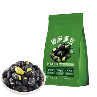 香酥绿芯黑豆大颗粒熟即食