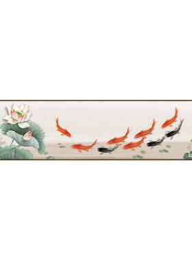 新款新中式卧室床头装饰