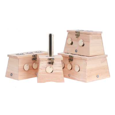 国心堂艾灸盒实木制家用随身灸