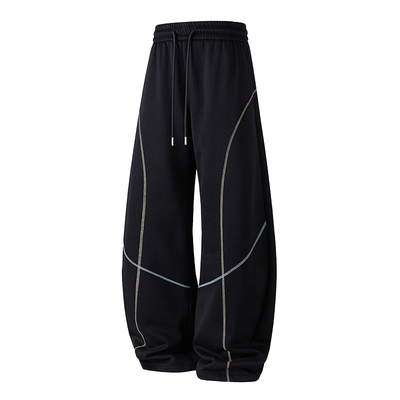 it：fivecm明线撞色卫裤男春秋季