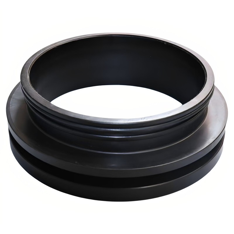手套箱PP法兰连接件DN180mm  DN200mm塑料法兰盖软胶盖实验室手套