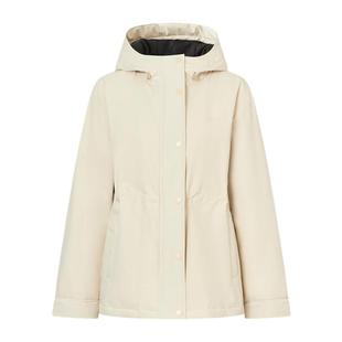 【90鸭绒】GOLDEN BEAR/金熊 新女士连帽中长款轻薄保暖羽绒服