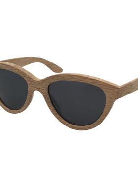 经典乌花梨木框太阳镜 造实木质偏光墨镜