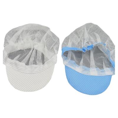 夏季工作帽全网透气大工帽防静电