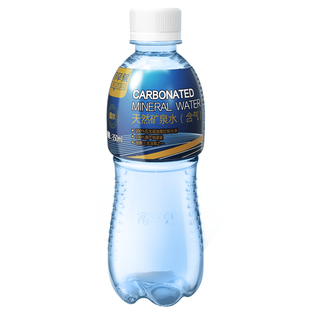 五大连池矿泉水天然含气药罕泉饮用水冷泉气泡水350ml*24瓶包邮