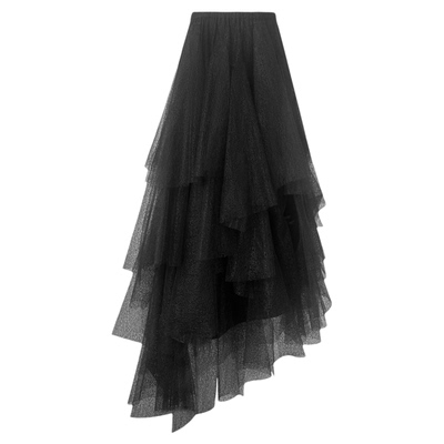 【新年系列】TU女装 层次感不规则纱裙26春新款高腰半身裙子A字裙