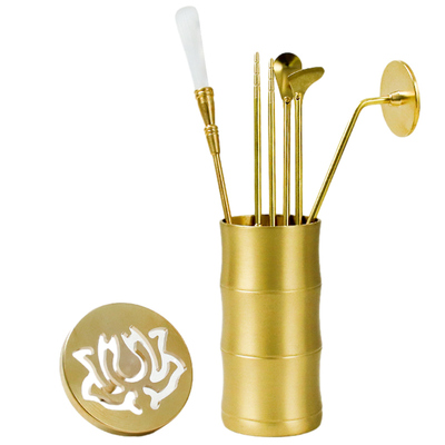 黄铜香道工具打篆入门