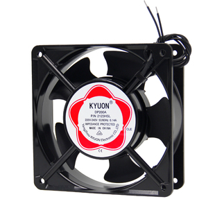 小型轴流风机12038散热风扇220v机柜配电箱柜电焊机380V滚珠轴承