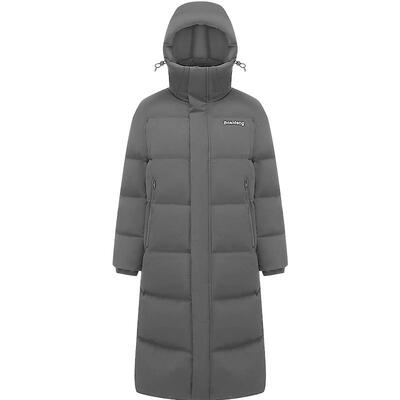 波司登长款时尚运动加厚羽绒服