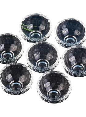 透明玻璃供佛杯白水晶