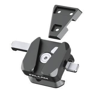 Ulanzi优篮子 FALCAM小隼F22快装旋转V口电池挂板快速拆装配件拍照直播摄影电池挂载件相机外置电池通用配件