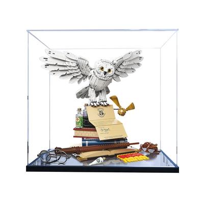 适用乐高76391海德薇亚克力展示盒哈利波特霍格沃茨模型防尘罩子