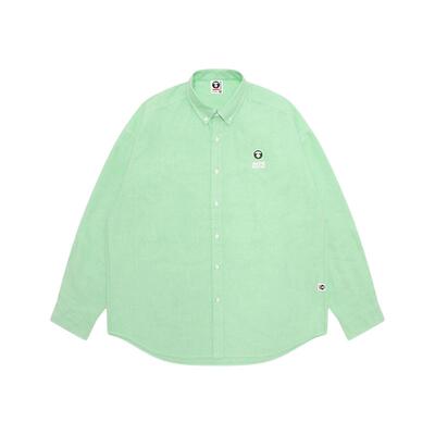 Aape旗舰店小标徽章刺绣翻领衬衫