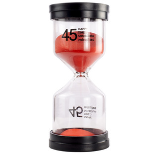 沙漏计时器定时器10/30/60分钟一小时时间小孩防摔刷牙漏沙流沙瓶