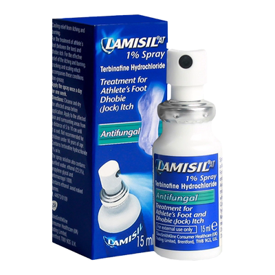Lamisil兰美抒盐酸特比萘芬脚气喷雾廯杀菌脱皮进口原研药喷雾剂