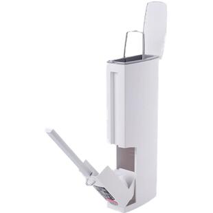 日本进口卫生间窄缝垃圾桶家用一体式长方形厕所马桶刷隐藏小纸篓