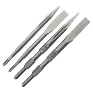 电锤凿子弹簧钢高硬度电镐冲击钻头方柄六角柄尖扁混凝土开槽铲子