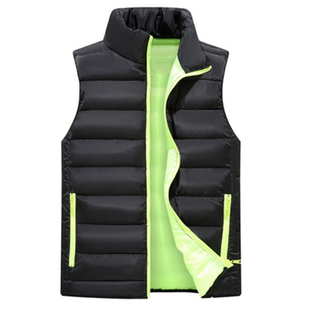 秋冬款立领羽绒棉马甲 武馆训练连帽坎肩 散打搏击加棉加厚练功服