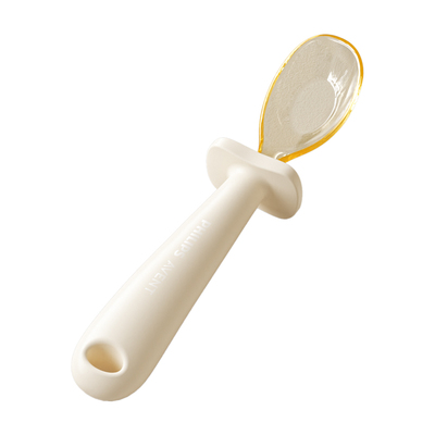 飞利浦新安怡宝宝专用ppsu吃饭勺儿童自主吃饭学吃辅食训练大肚勺