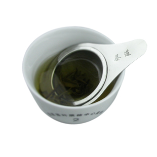 网匙茶叶QS审评认证不锈钢滤网评茶过捞取渣茶漏评审专用杯碗使用