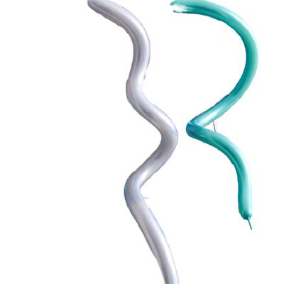 金属铬色diy小丑魔术长条气球