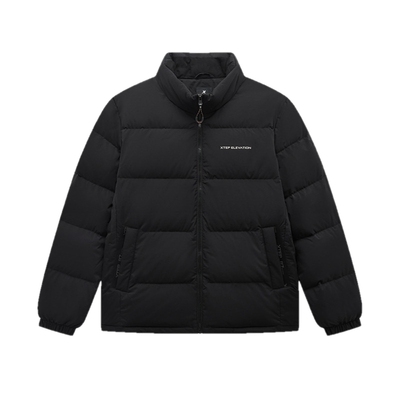 特步有暖气羽绒服男女款