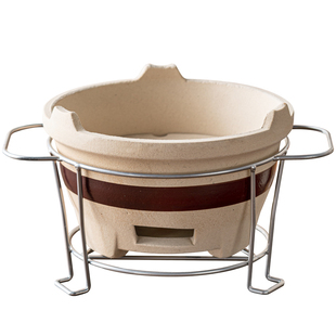 围炉煮茶炭火炉家用室内打边炉烤火炉子木炭陶土泥炉户外烧烤碳炉