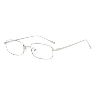 金丝眼镜女小框斯文败类复古方框纯欲金边眼镜框窄近视男ins风