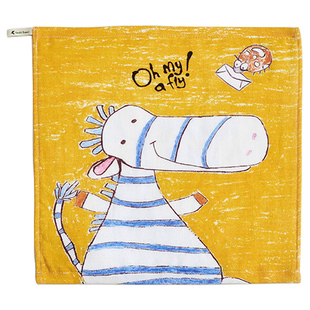 全棉儿童洗脸方巾纯棉婴儿纱布幼儿园绣名字小方巾新疆长绒棉毛巾