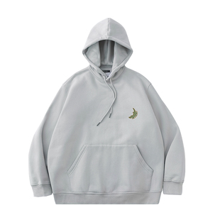 BENPANDA熊猫本 加绒卫衣男休闲秋冬内搭保暖加厚日系宽松连帽衫