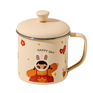 316不锈钢儿童水杯家用食品级3岁以上宝宝带刻度牛奶杯子敞口杯子