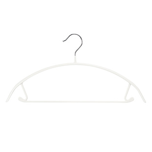 霜山无痕晾衣架带挂钩阳台挂衣服收纳架高锰钢防滑不起包浸胶衣架