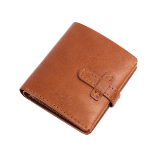 蠢小鱼钱包送老公男朋友情人节礼物卡包牛皮diy手工包材料包自制