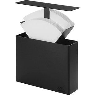 日本Kalita 手冲咖啡滤纸盒 防尘收纳架扇形101/102金属滤纸盒