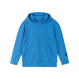 芬兰reima男女儿连帽卫衣中童春季新款防晒速干针织套头上衣