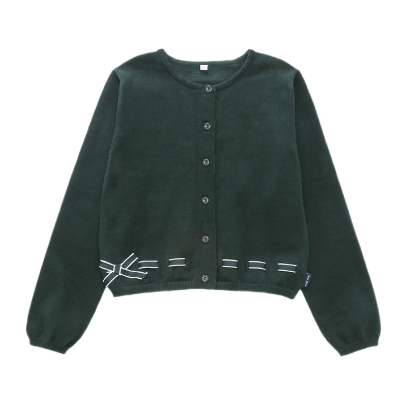 斯踏迪品牌自主服饰长袖墨绿色