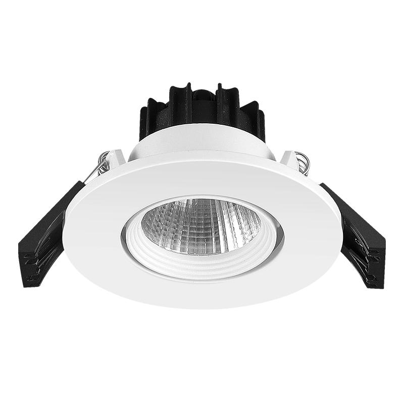 cob小射灯家用led天花灯嵌入式客厅开孔5.5cm6公分牛眼聚光小筒灯