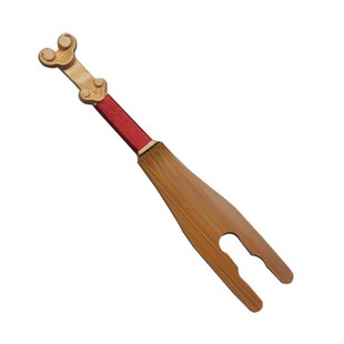 安吉竹迹铁壶夹壶盖叉防烫茶壶铜银壶日式盖子夹竹制功夫茶具配件