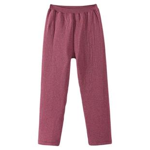 中老年棉裤男女南极棉纯棉夹棉保暖裤纯棉秋冬妈妈宽松大码棉裤