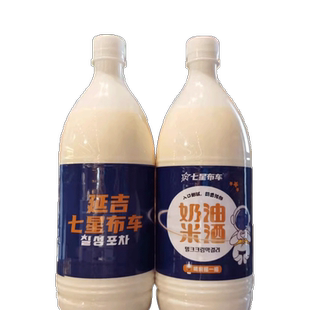 七星布车奶油米酒延边朝鲜族特产小木屋米酒韩国玛格丽果味甜米酒