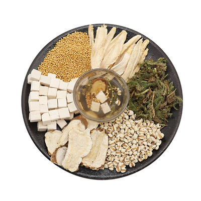 白术薏苡仁茯苓桔梗小伸筋草等