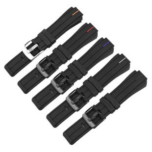 适配TIMEX天美时男潮汐指南针T2N721 T2N720 TW2T76300硅胶手表带