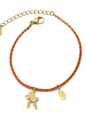 ZOXI本命年小马手链红绳不掉色女