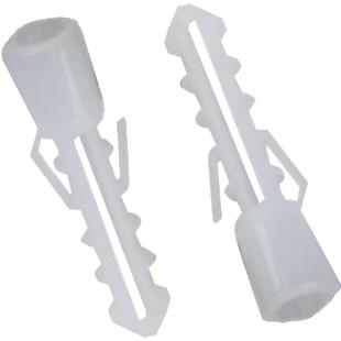 膨胀管塑料胶塞螺丝白色尼龙鱼形胶塞膨胀胶粒锚栓墙涨塞M6M8M10