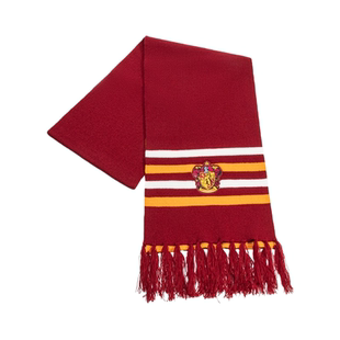 哈利波特影城正版同款联名围巾格兰芬多男女穿搭冬保暖针织刺绣款