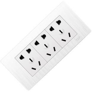 118型开关插座面板多孔家用暗装墙壁六20九9孔一开15十二孔插组合