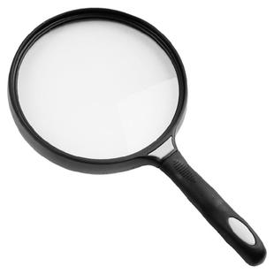 拜斯特放大镜10倍手持老人阅读儿童初中学生看地图高清电脑塑料柄