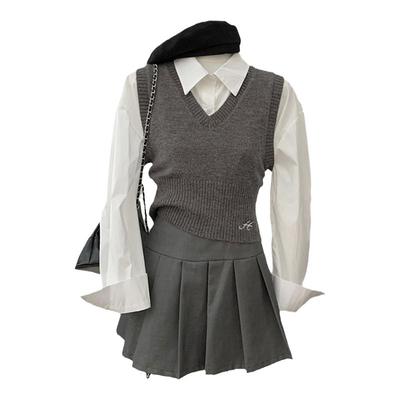 v领毛衣女春秋新款2025慵懒高级